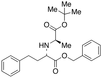 N-[1-(S)-Benzyloxycarbonyl-3-phenylpropyl]-D-alanine tert-Butyl Ester - Chemical structure and product image