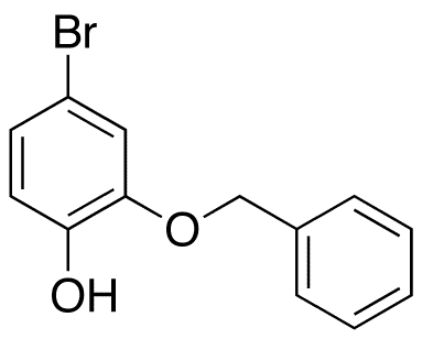 2-Benzyloxy-4-bromophenol - Chemical structure and product image