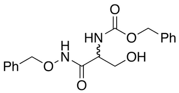 (R,S)-[1-[(Benzyloxy)carbamoyl]-2-hydroxyethyl]carbamic Acid Benzyl Ester - Chemical structure and product image