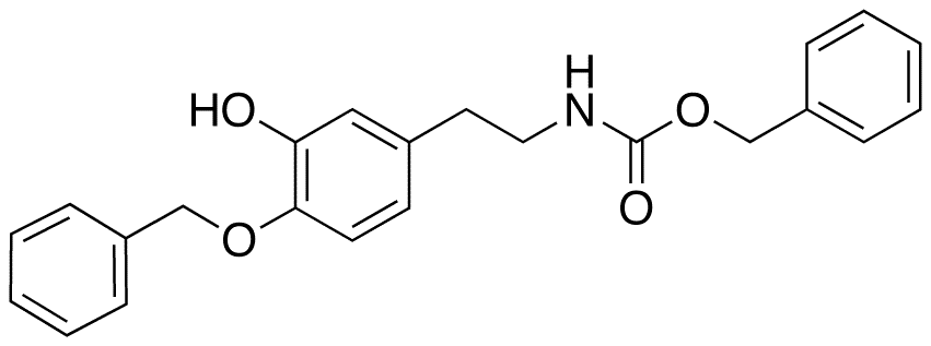N-Benzyloxycarbonyl-4-O-benzyl Dopamine - Chemical structure and product image