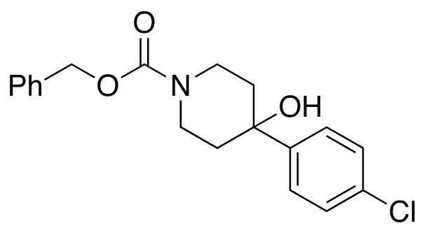N-Benzyloxycarbonyl-4-(4-chlorophenyl)-4-piperidinol - Chemical structure and product image