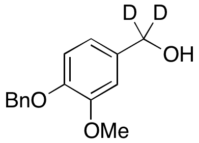 4-(Benzyloxy)-3-methoxy-benzyl Alcohol-d2 - Chemical structure and product image