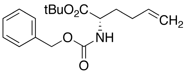(2S)-2-[[(Benzyloxy)carbonyl]amino]-5-hexenoic Acid tert-Butyl Ester - Chemical structure and product image