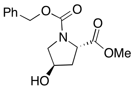 N-(Benzyloxycarbonyl)-4-hydroxyproline Methyl Ester - Chemical structure and product image