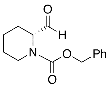 (R)-N-Benzyloxycarbonyl-2-piperidinecarboxaldehyde - Chemical structure and product image