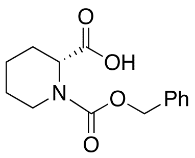 (R)-1-(Benzyloxycarbonyl)-2-piperidinecarboxylic Acid - Chemical structure and product image