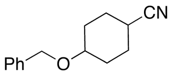 4-Benzyloxy-1-cyclohexanecarbonitrile (cis / trans mixture) - Chemical structure and product image