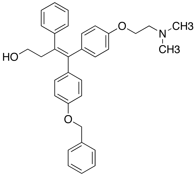 4-Benzyloxy beta-Hydroxy Tamoxifen - Chemical structure and product image