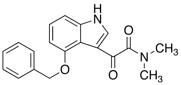 4-(Benzyloxy)-N,N-dimethyl-indole-3-glyoxylamide - Chemical structure and product image
