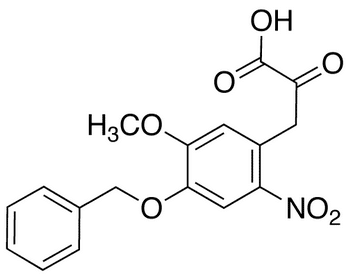 4-Benzyloxy-3-methoxy-6-nitrophenylpyruvic Acid - Chemical structure and product image