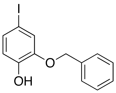 2-Benzyloxy-4-iodophenol - Chemical structure and product image