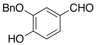3-Benzyloxy-4-hydroxybenzaldehyde - Chemical structure and product image