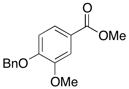 4-Benzyloxy-3-methoxybenzoic Acid Methyl Ester - Chemical structure and product image