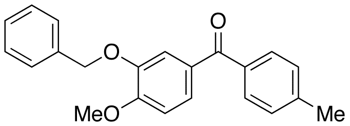 3-Benzyloxy-4-methoxy-4-methylbenzophenone - Chemical structure and product image