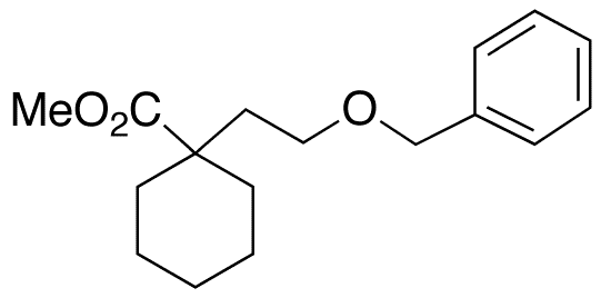 1-[2-(Benzyloxy)ethyl]-cyclohexanecarboxylic Acid Methyl Ester - Chemical structure and product image
