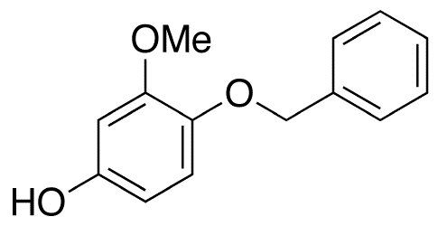 4-Benzyloxy-3-methoxyphenol - Chemical structure and product image