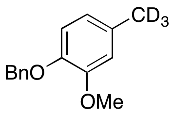 4-Benzyloxy-3-methoxy-toluene-d3 - Chemical structure and product image
