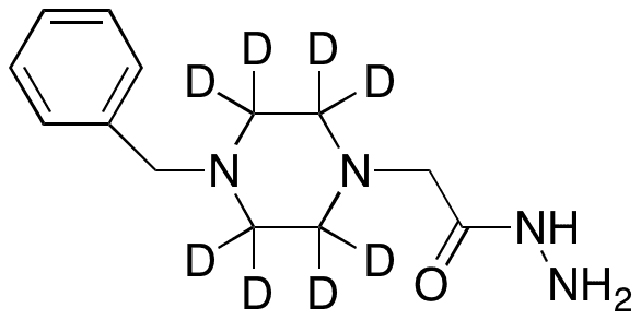 4-Benzyl-1-piperazineacetic Acid-d8 Hydrazide - Chemical structure and product image