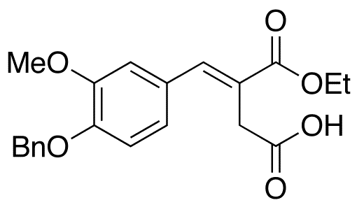 [[4-Benzyloxy-3-methoxyphenyl]methylene]butanedioic Acid Ethyl Ester - Chemical structure and product image