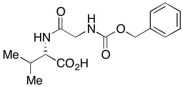 N-(Benzyloxycarbonyl)glycyl-L-valine - Chemical structure and product image