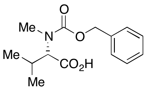 (S)-N-(Benzyloxycarbonyl)-N-methylvaline - Chemical structure and product image
