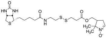 3-[[2-(Biotinamido)ethyl]dithio]propionic Acid 4â€™-(Hydroxymethyl)DMPO Ester - Chemical structure and product image
