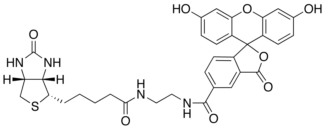 Biotin-4-Fluorescein - Chemical structure and product image