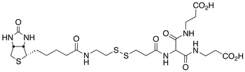 Biotinylamidoethyl]-dithiomethylenemalonic Acid Bis(3-aminopropionic Acid) - Chemical structure and product image