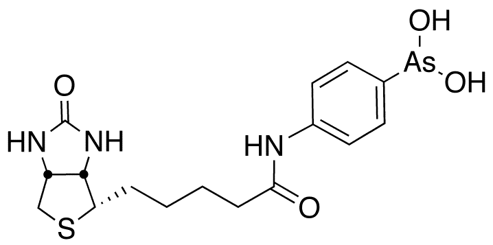 N-Biotinyl p-Aminophenyl Arsenic Acid - Chemical structure and product image