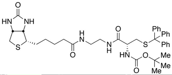 N-Biotinyl-Nâ€™-(N-Boc-S-trityl)cysteinyl Ethylenediamine - Chemical structure and product image