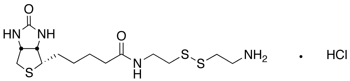 Biotinyl Cystamine Hydrochloride - Chemical structure and product image