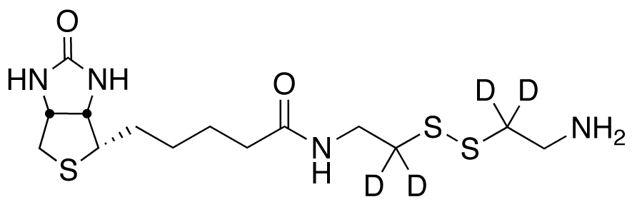 Biotinyl Cystamine-d4 - Chemical structure and product image