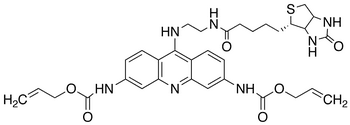 2,7-Bis(alloxycarbonylamino)-9-(biotinylaminoethylamino)acridine - Chemical structure and product image