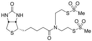N,N-Bis(ethylmethanethiosulfonate) Biotinamide - Chemical structure and product image
