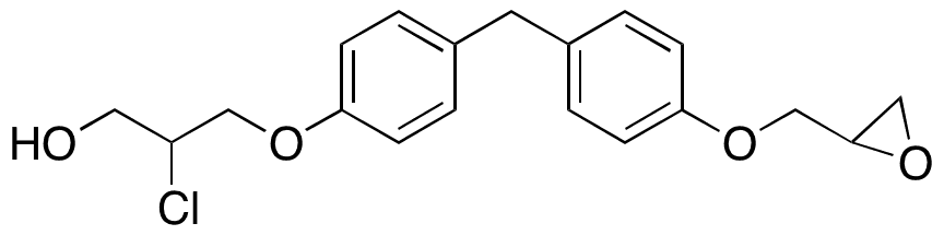Bisphenol F Glycidyl (2-Chloro-1-propanol) Ether - Chemical structure and product image