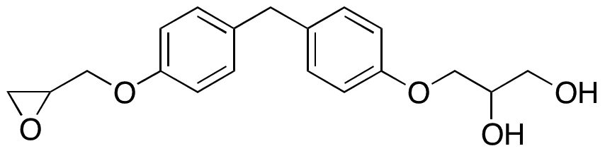 Bisphenol F Glycidyl 2,3-Dihydroxypropyl Ether - Chemical structure and product image