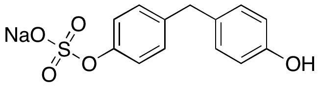 Bisphenol F Monosulfate Sodium Salt - Chemical structure and product image