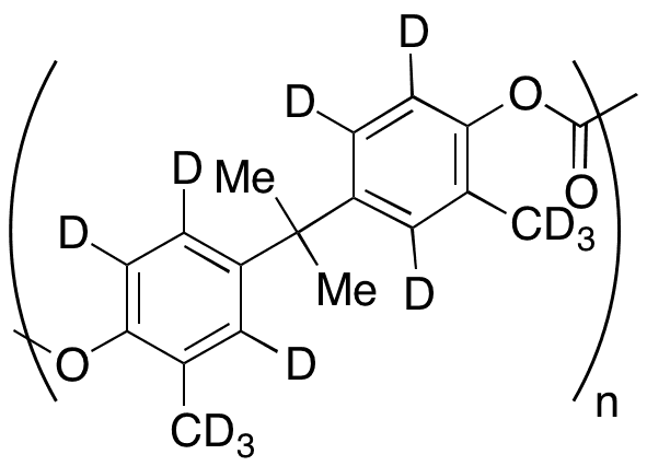 Bisphenol C-d12-Phosgene Copolymer - Chemical structure and product image