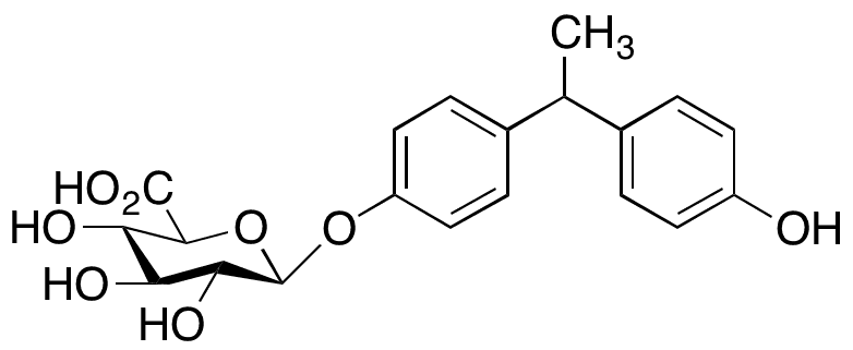 Bisphenol E Mono-beta-D-glucuronide - Chemical structure and product image