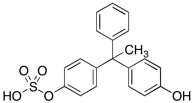 Bisphenol AP Monosulfate - Chemical structure and product image