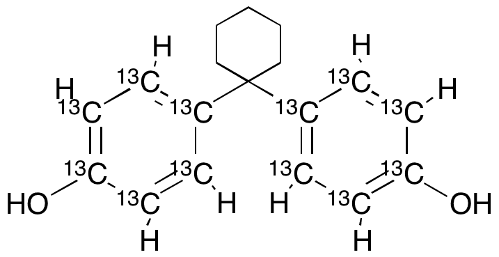 Bisphenol Z-13C12 - Chemical structure and product image