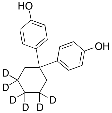 Bisphenol Z-d6 - Chemical structure and product image