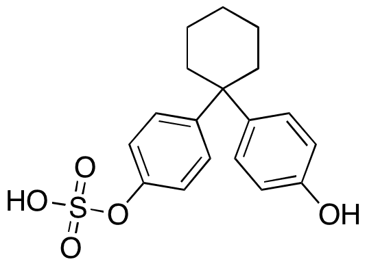 Bisphenol Z Monosulfate - Chemical structure and product image
