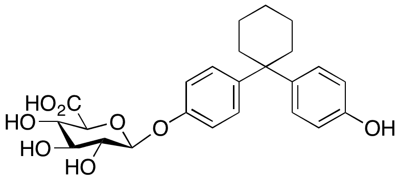 Bisphenol Z Mono-beta-D-glucuronide - Chemical structure and product image
