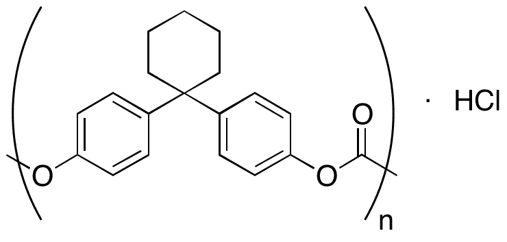 Bisphenol Z-Phosgene Copolymer - Chemical structure and product image