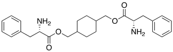 Bis-L-phenylalanylcyclohexanedimethanol - Chemical structure and product image