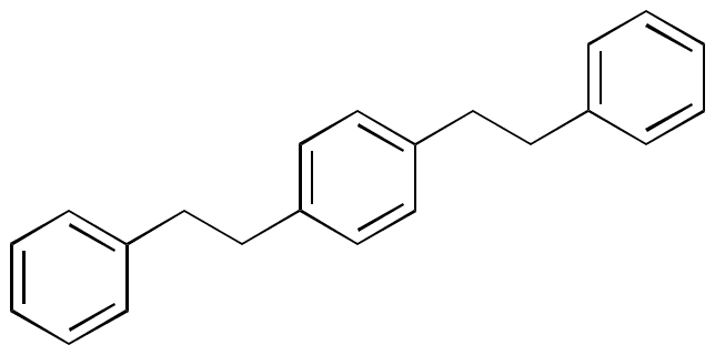 1,4-Bis(2-phenylethyl)benzene - Chemical structure and product image