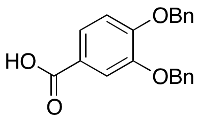 3,4-Bis(phenylmethoxy)-benzoic Acid - Chemical structure and product image