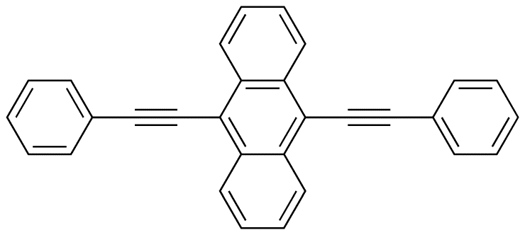 9,10-Bis(phenylethynyl)anthracene - Chemical structure and product image