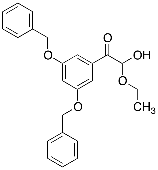 1-[3,5-Bis(phenylmethoxy)phenyl]-2-ethoxy-2-hydroxy-ethanone - Chemical structure and product image